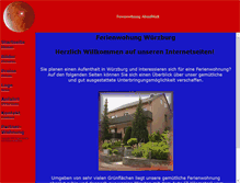 Tablet Screenshot of ferienwohnung-wuerzburg.de